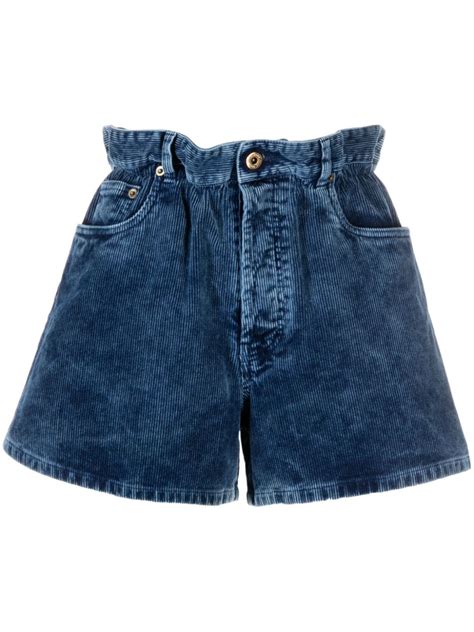 miu miu corduroy shorts